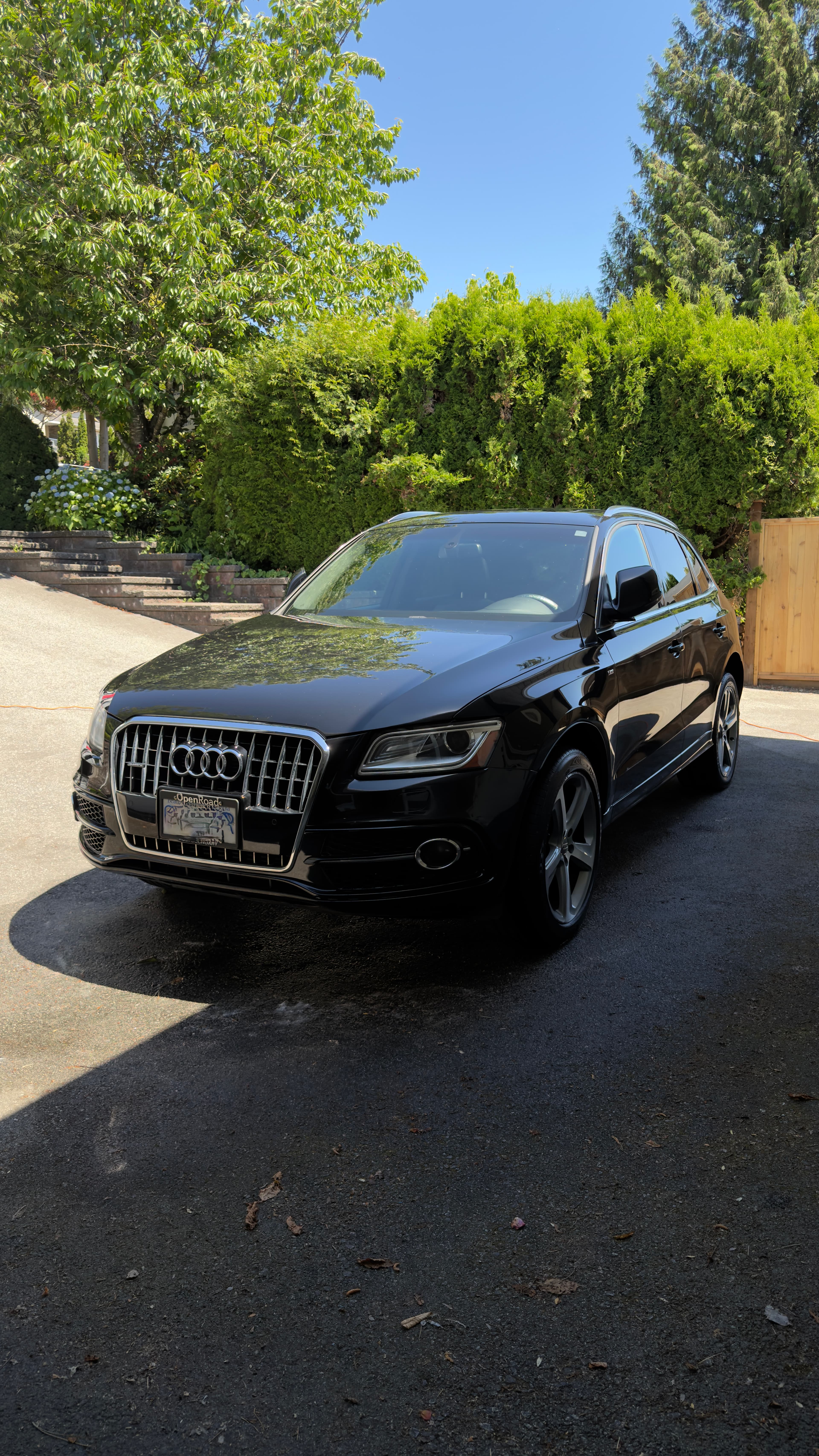 Glossy coated finish on a detailed vehicle — ceramic coating Vancouver